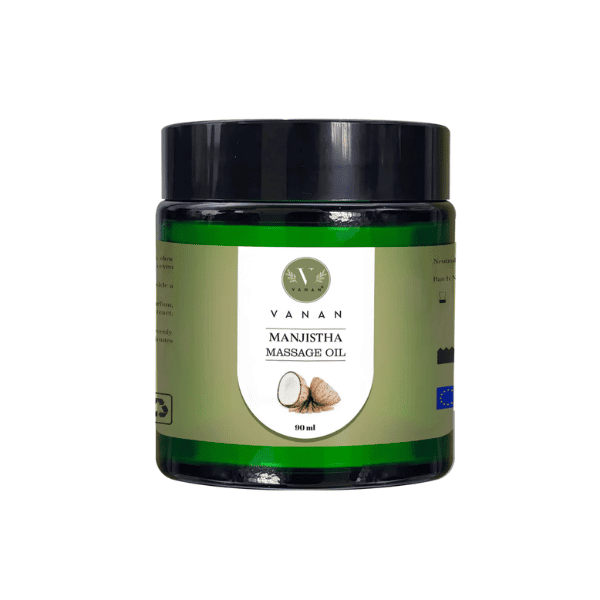100% Pure Coconut Oil Massage – 90 ml | Ayurvedic Brightening & Detoxifying Oil | Vanan Herbal 