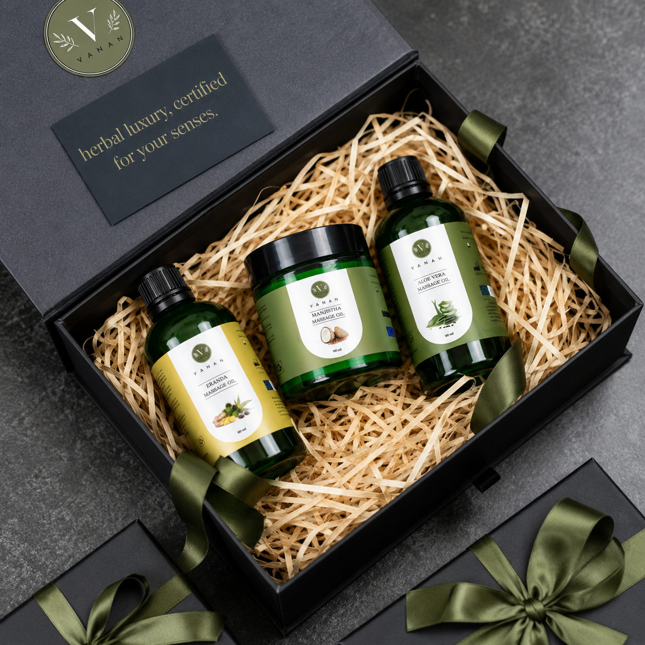 Abhyanga Bundle | Ayurvedic Massage Oils for Rejuvenation & Nourishment | Vanan Herbal 