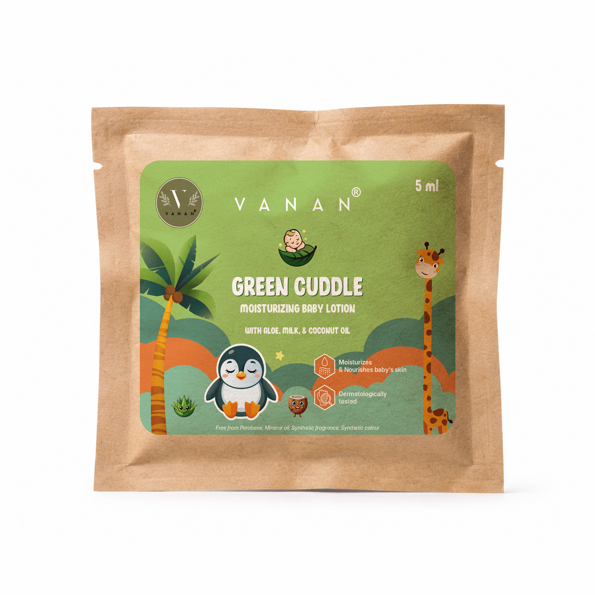 Baby Lotion | Sample Sachet | Vanan Herbal 