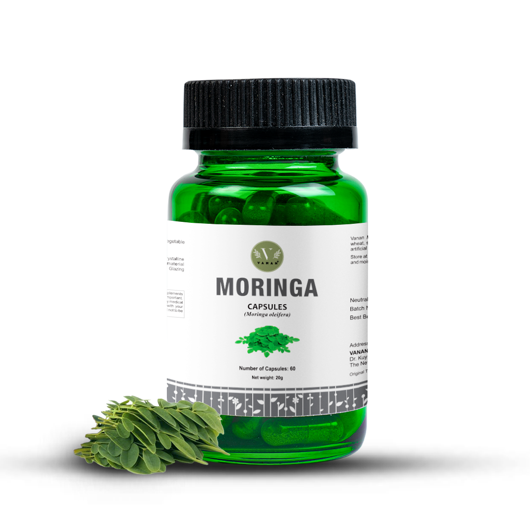 Moringa Capsules | Superfood Nutrition & Energy Support | 60 Capsules | Vanan Herbal
