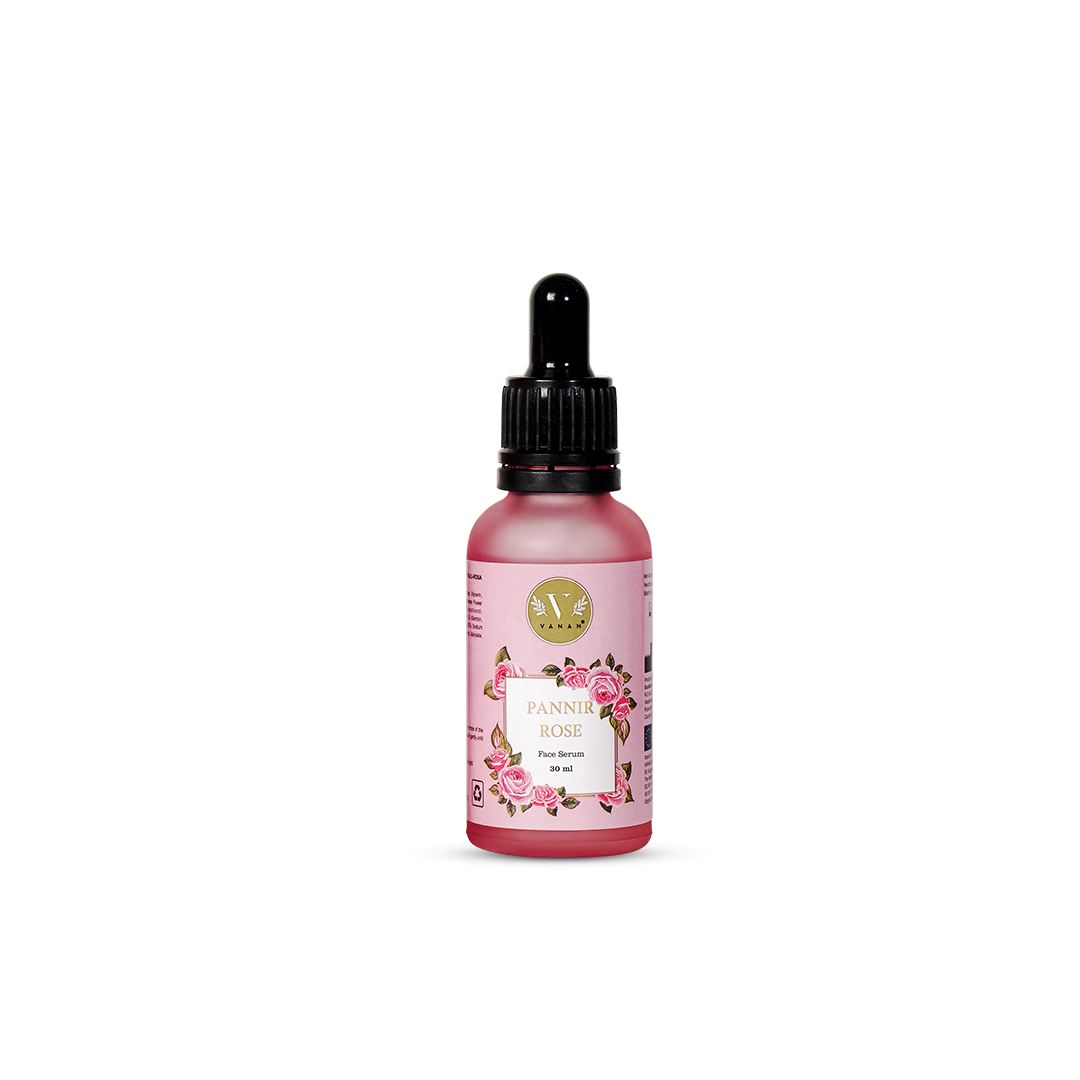 Pannir Rose Face Serum | Deep Hydration & Youthful Glow | Vanan Herbal
