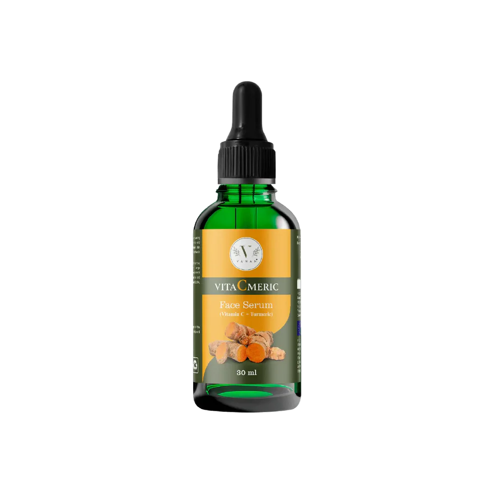 VitaCmeric Face Serum (30ml): Vitamin C 10% & Turmeric + Niacinamide 2% 