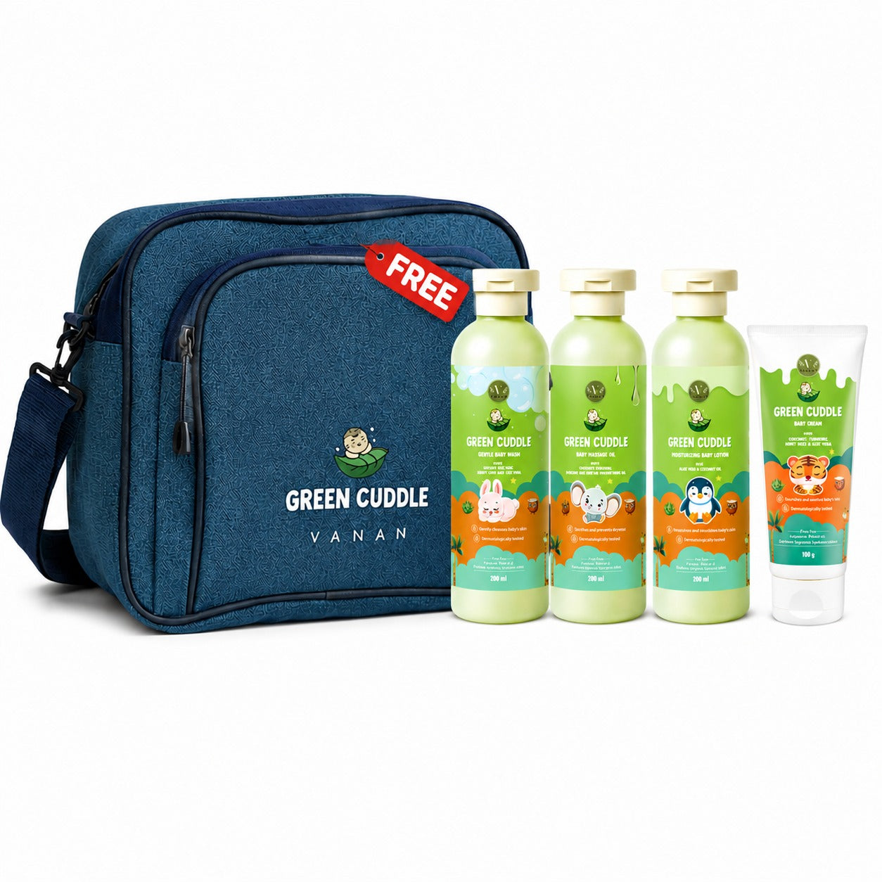 Baby Care Gift Set | Gentle Daily Care for Newborns & Infants | Vanan Herbal 