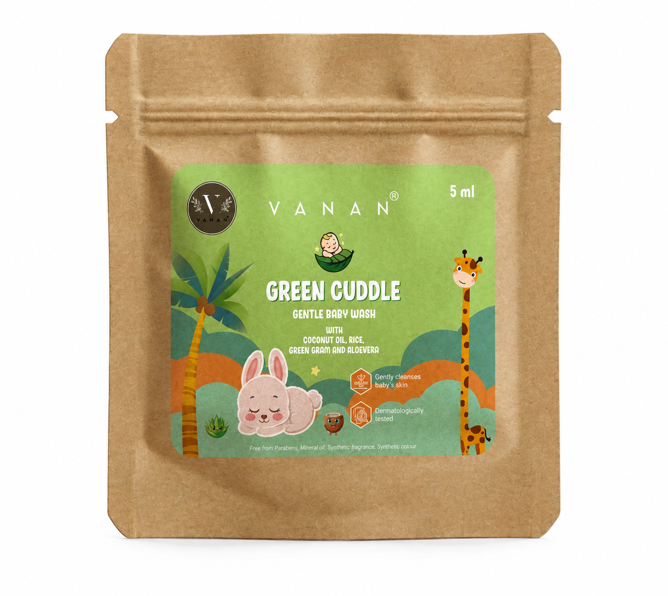 Baby Body Wash | Sample Sachet | Vanan Herbal 